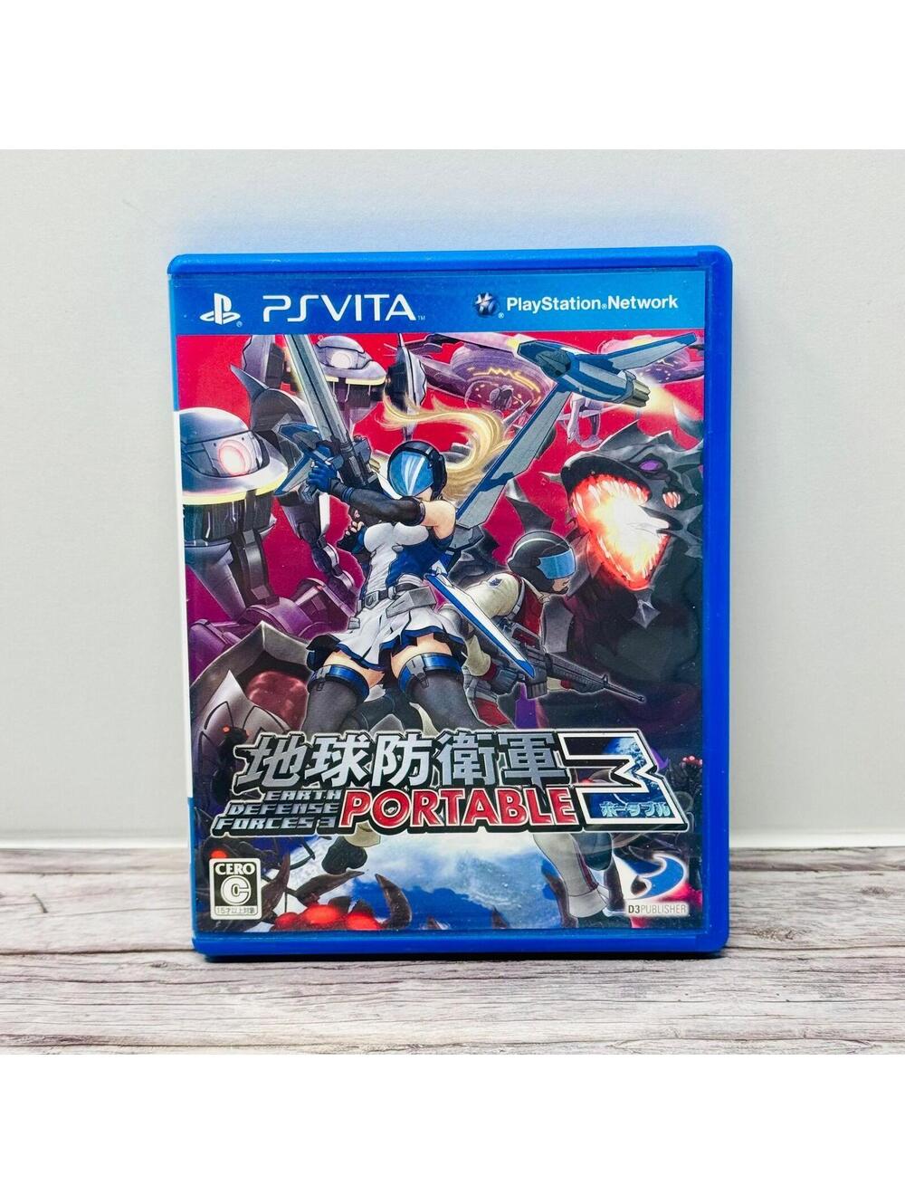 Earth Defense Force 3 Portable PlayStation Vita Japan Import US Seller